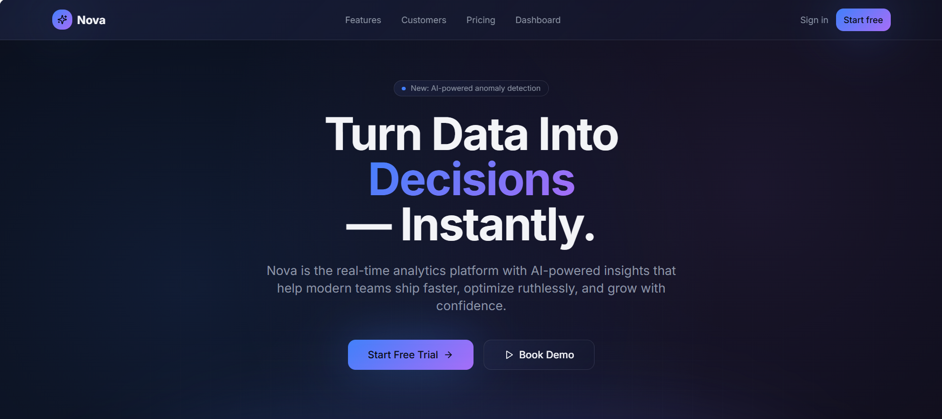 Nova Analytics Platform